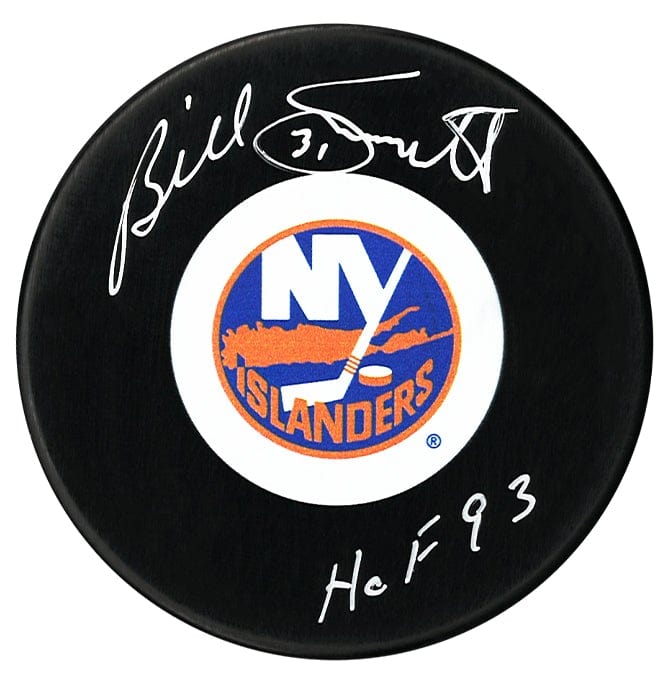 Billy Smith Autographed New York Islanders HOF Puck CoJo Sport Collectables Inc.