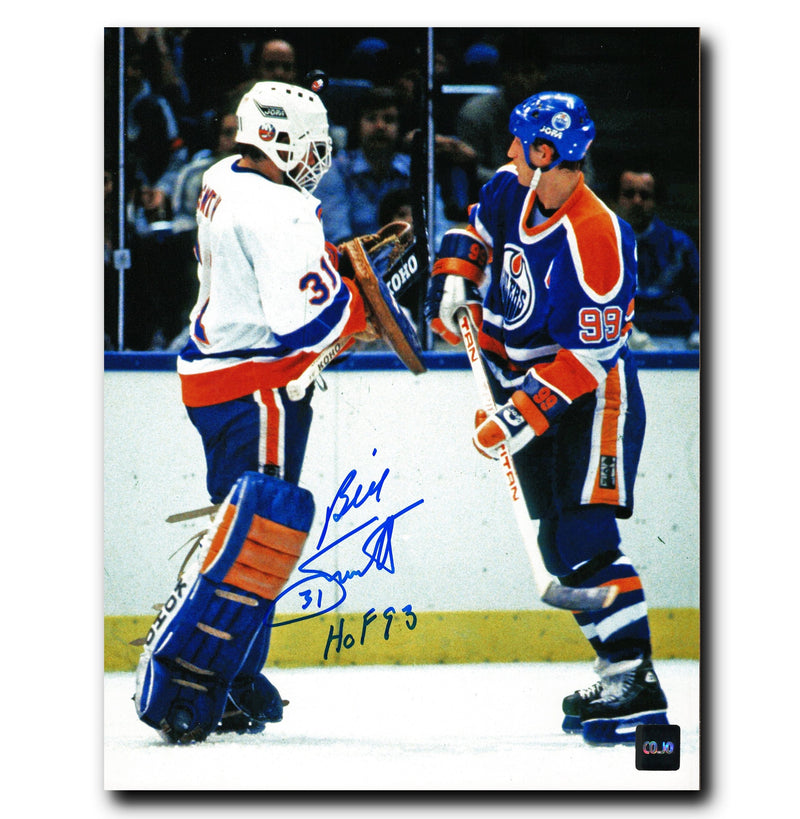 Billy Smith New York Islanders Autographed Gretzky 8x10 Photo CoJo Sport Collectables Inc.