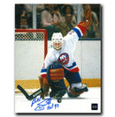 Billy Smith New York Islanders Autographed Stick Save 8x10 Photo CoJo Sport Collectables Inc.