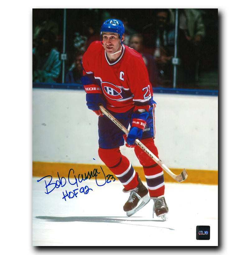Bob Gainey Montreal Canadiens Autographed 8x10 Photo CoJo Sport Collectables Inc.