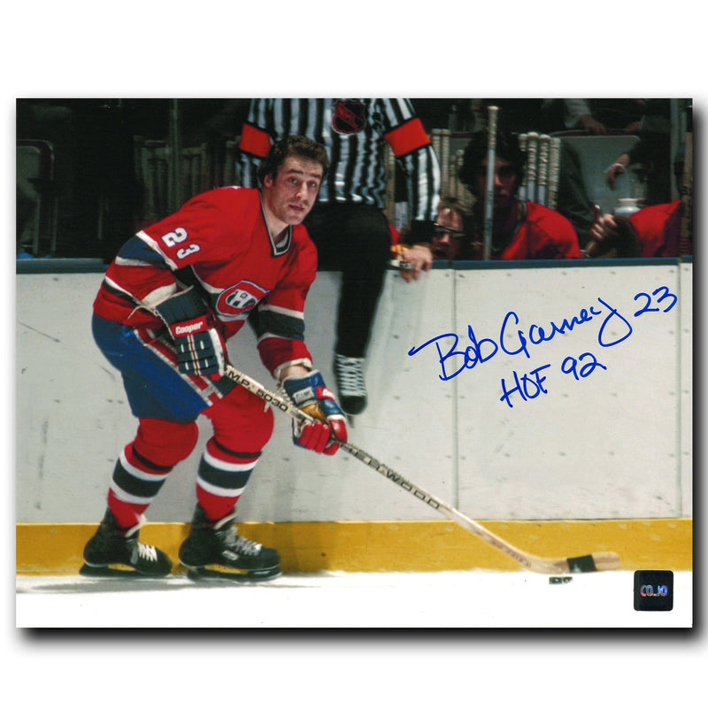 Bob Gainey Montreal Canadiens Autographed Horizontal 8x10 Photo CoJo Sport Collectables Inc.
