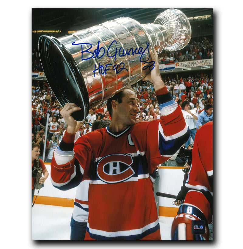Bob Gainey Montreal Canadiens Autographed Stanley Cup 8x10 Photo CoJo Sport Collectables Inc.
