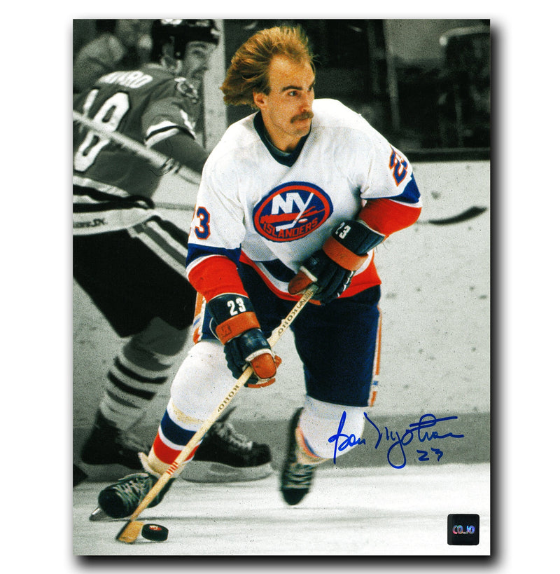 Bob Nystrom New York Islanders Autographed Spotlight 8x10 Photo CoJo Sport Collectables Inc.