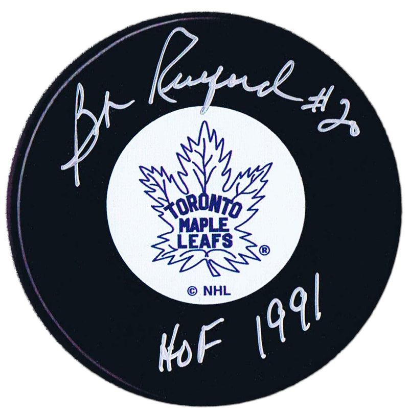 Bob Pulford Autographed Toronto Maple Leafs HOF Puck CoJo Sport Collectables