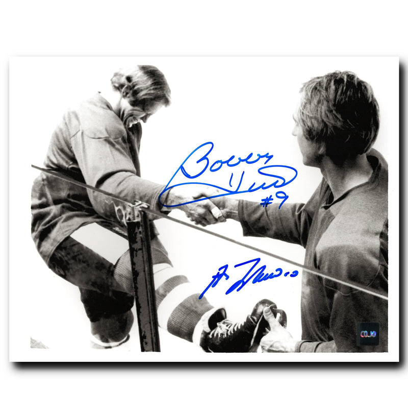 Bobby Hull and Guy Lafleur Dual Autographed 8x10 Photo CoJo Sport Collectables Inc.