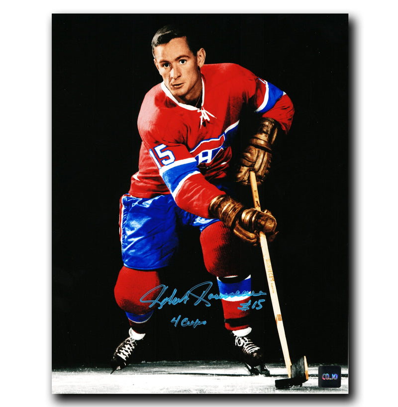 Bobby Rousseau Montreal Canadiens Autographed Spotlight 8x10 Photo CoJo Sport Collectables Inc.