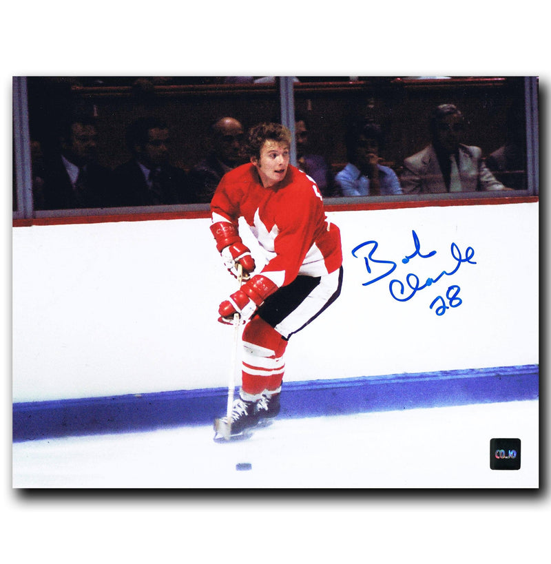 Bobby Clarke Philadelphia Flyers Autographed Team Canada 8x10 Photo CoJo Sport Collectables