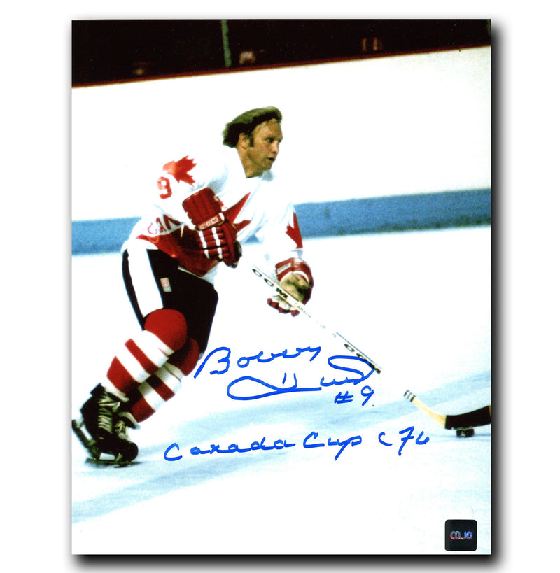Bobby Hull Team Canada Autographed Canada Cup 72 8x10 Photo CoJo Sport Collectables Inc.