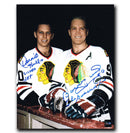Bobby Hull and Dennis Hull Chicago Blackhawks Dual Autographed 8x10 Photo CoJo Sport Collectables