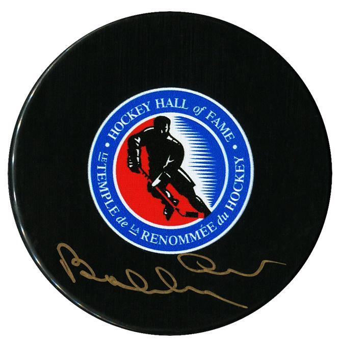 Bobby Orr Boston Bruins Autographed Hockey Hall of Fame Puck CoJo Sport Collectables