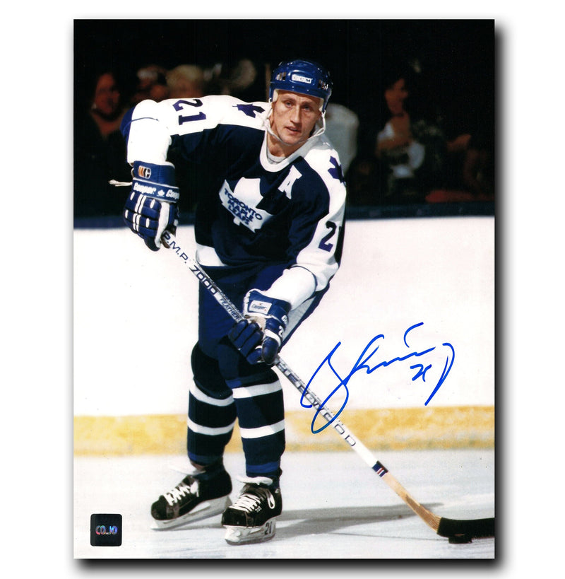 Borje Salming Toronto Maple Leafs Autographed 8x10 Photo CoJo Sport Collectables