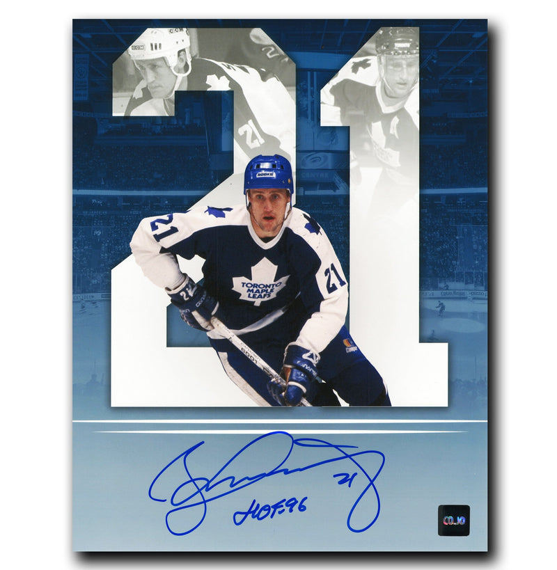 Borje Salming Toronto Maple Leafs Autographed Custom 8x10 Photo CoJo Sport Collectables Inc.