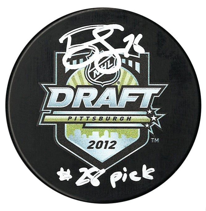 Brady Skjei Autographed 2012 NHL Draft Inscribed Puck CoJo Sport Collectables Inc.