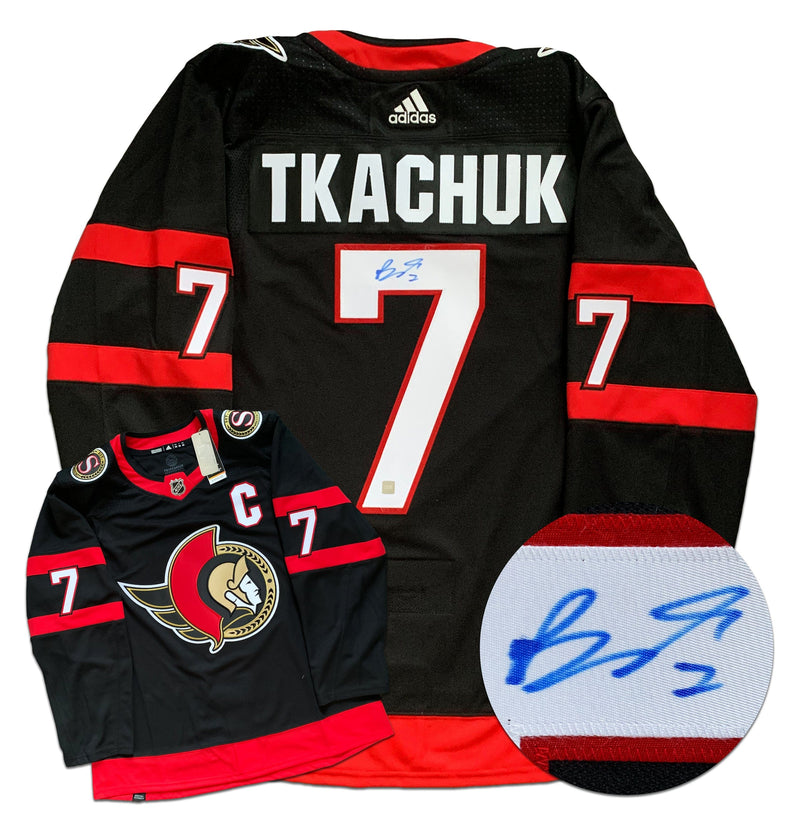 Brady Tkachuk Ottawa Senators Autographed Adidas Jersey CoJo Sport Collectables Inc.