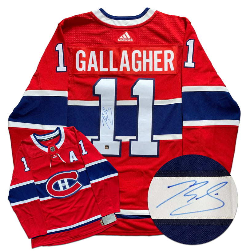 Brendan Gallagher Montreal Canadiens Autographed Adidas Pro Jersey CoJo Sport Collectables Inc.
