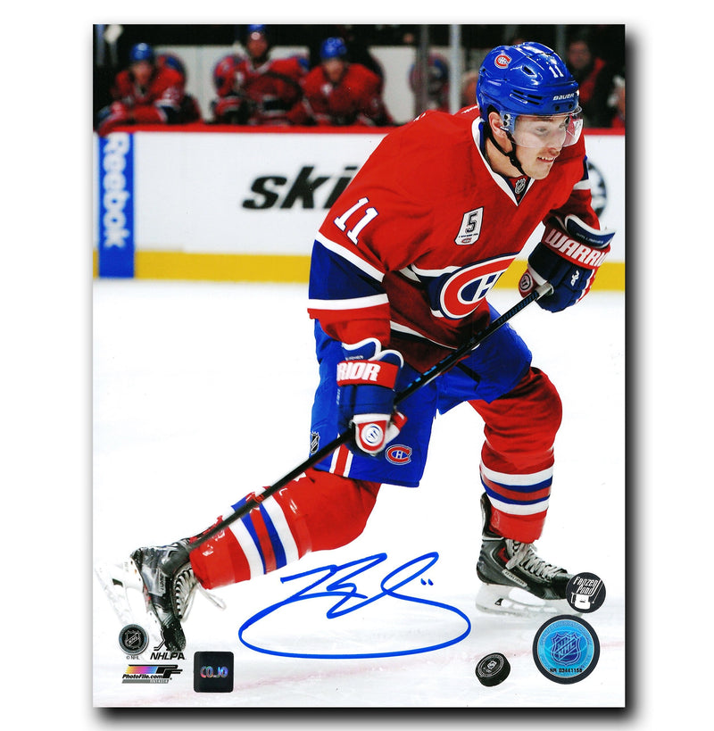 Brendan Gallagher Montreal Canadiens Autographed Shooting 8x10 Photo CoJo Sport Collectables Inc.
