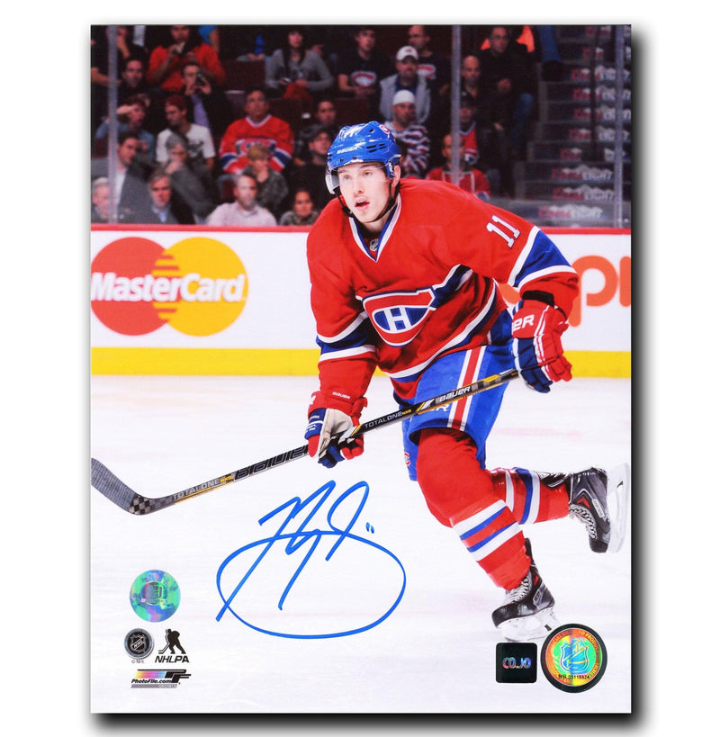 Brendan Gallagher Montreal Canadiens Autographed 8x10 Photo CoJo Sport Collectables Inc.