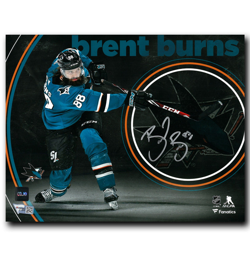 Brent Burns San Jose Sharks Autographed Slapshot Edit 8x10 Photo CoJo Sport Collectables Inc.