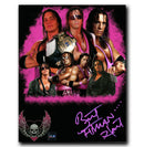 Bret 'The Hitman' Hart WWE Autographed Collage 8x10 Photo CoJo Sport Collectables Inc.