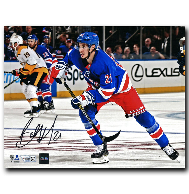 Brett Howden New York Rangers Autographed Skating 8x10 Photo CoJo Sport Collectables