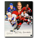 Brett, Bobby and Dennis Hull Triple Autographed Limited Edition 16x20 Photo CoJo Sport Collectables Inc.