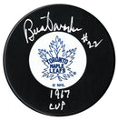 Brian Conacher Autographed Toronto Maple Leafs 1967 Cup Inscribed Puck CoJo Sport Collectables