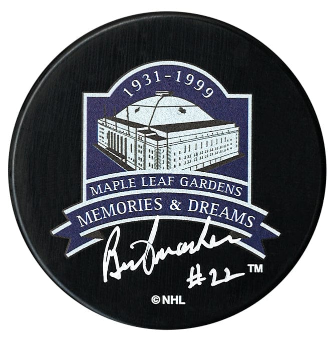 Brian Conacher Autographed Toronto Maple Leafs Memories & Dreams Puck CoJo Sport Collectables