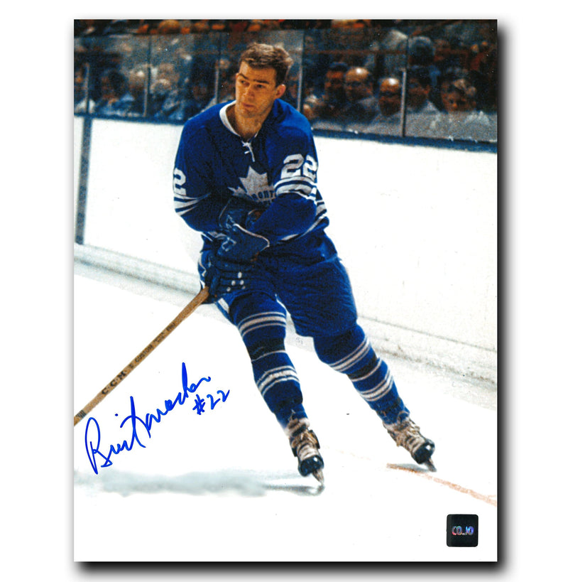 Brian Conacher Toronto Maple Leafs Autographed Action 8x10 Photo CoJo Sport Collectables Inc.