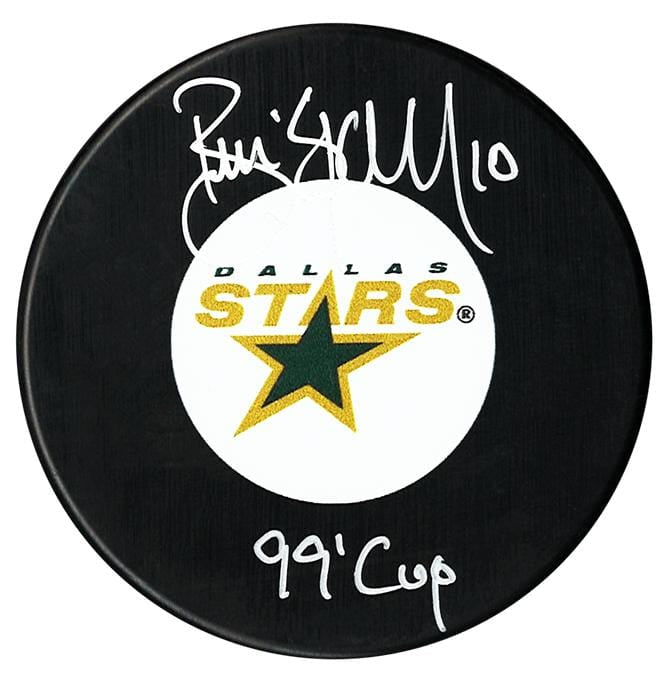 Brian Skrudland Autographed Dallas Stars 99 Cup Inscribed Puck CoJo Sport Collectables Inc.