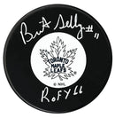 Brit Selby Autographed Toronto Maple Leafs Inscribed Puck CoJo Sport Collectables Inc.