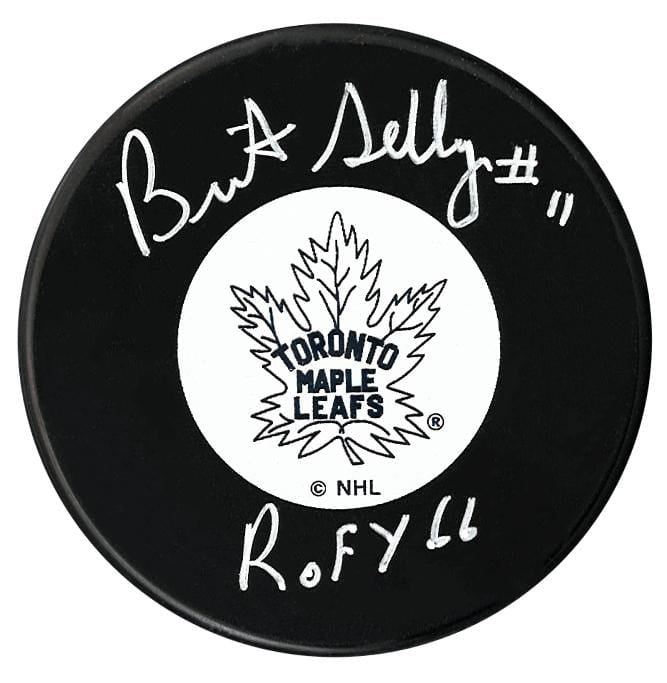 Brit Selby Autographed Toronto Maple Leafs Inscribed Puck CoJo Sport Collectables Inc.