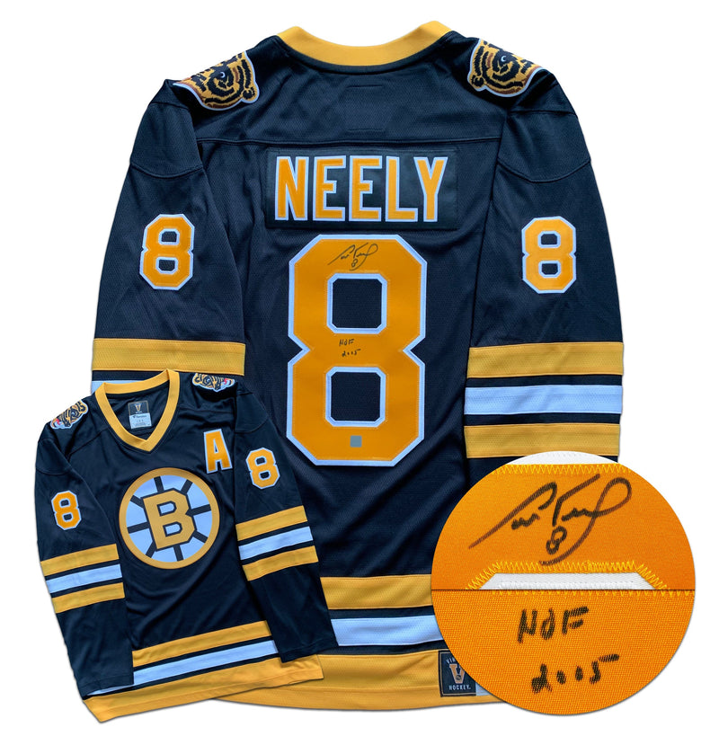 Cam Neely Boston Bruins Autographed HOF Inscribed Fanatics Vintage Jersey CoJo Sport Collectables Inc.