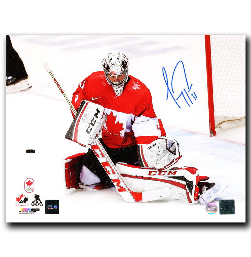 Carey Price Team Canada Autographed 8x10 Photo CoJo Sport Collectables Inc.