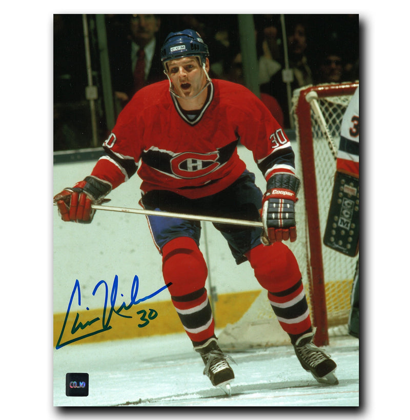Chris Nilan Montreal Canadiens Autographed 8x10 Photo CoJo Sport Collectables