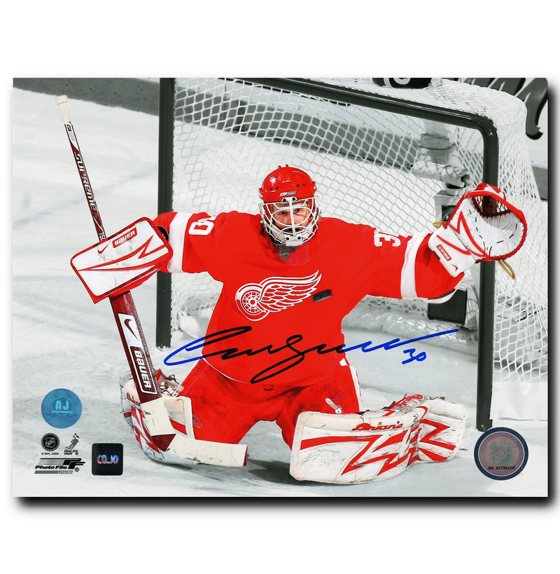 Chris Osgood Detroit Red Wings Autographed Spotlight 8x10 Photo CoJo Sport Collectables Inc.