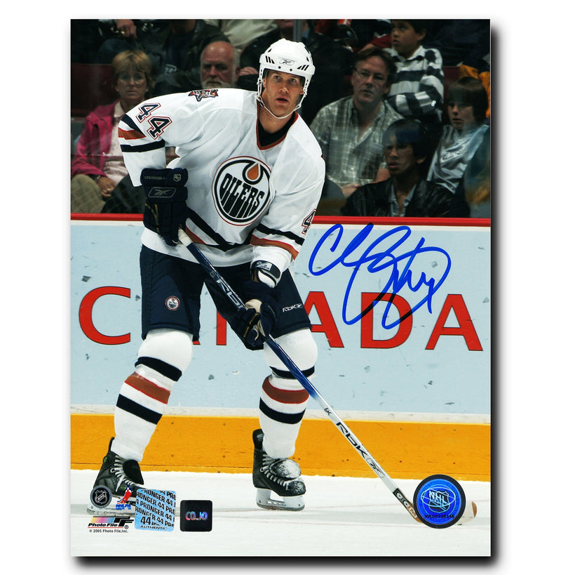 Chris Pronger Edmonton Oilers Autographed 8x10 Photo CoJo Sport Collectables Inc.