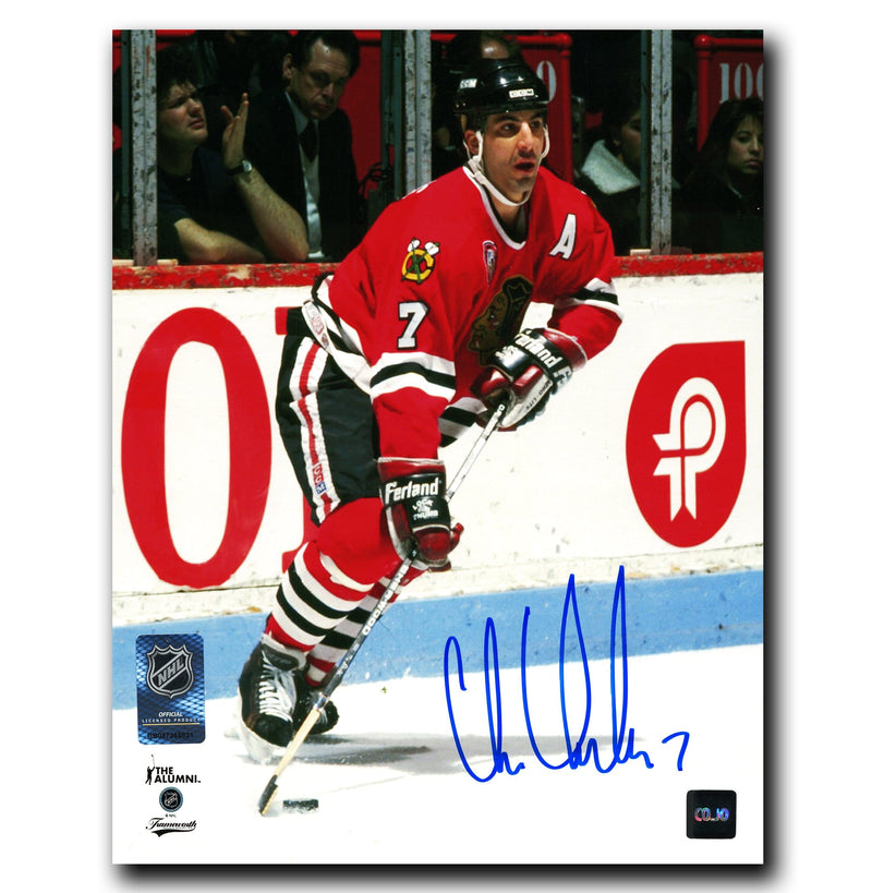 Chris Chelios Chicago Blackhawks Autographed 8x10 Photo CoJo Sport Collectables Inc.