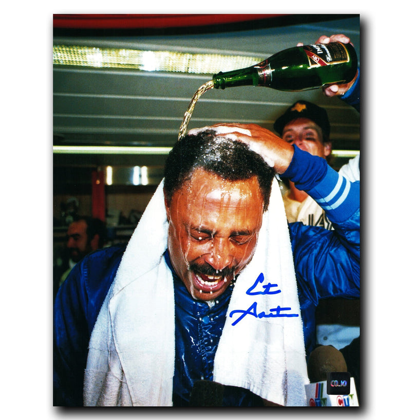 Cito Gaston Toronto Blue Jays Autographed Celebration 8x10 Photo CoJo Sport Collectables Inc.