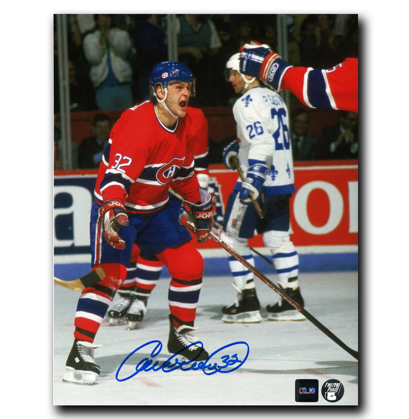 Claude Lemieux Montreal Canadiens Autographed 8x10 Goal Photo CoJo Sport Collectables Inc.
