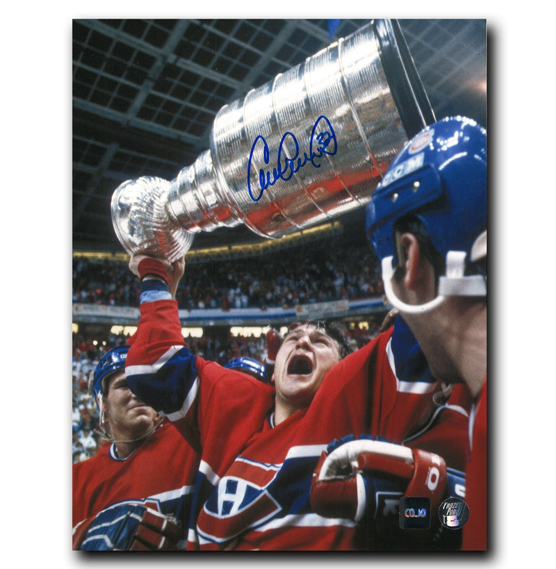 Claude Lemieux Montreal Canadiens Autographed Stanley Cup 8x10 Photo CoJo Sport Collectables