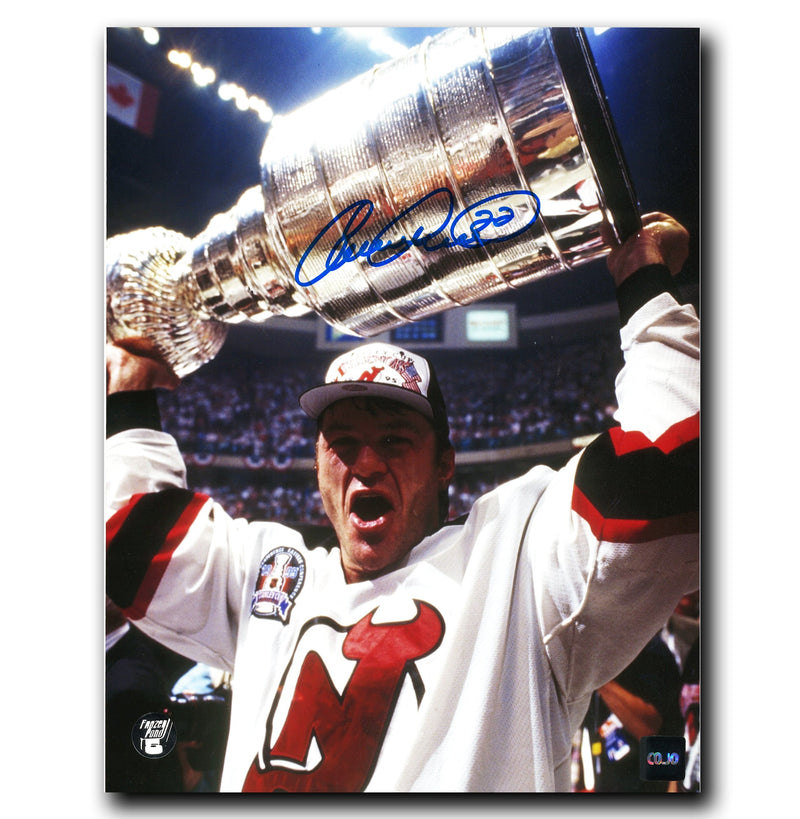Claude Lemieux New Jersey Devils Autographed Stanley Cup 8x10 Photo CoJo Sport Collectables Inc.