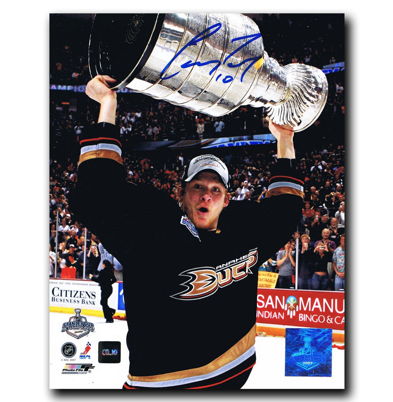 Corey Perry Anaheim Ducks Autographed 8x10 Stanley Cup Photo CoJo Sport Collectables