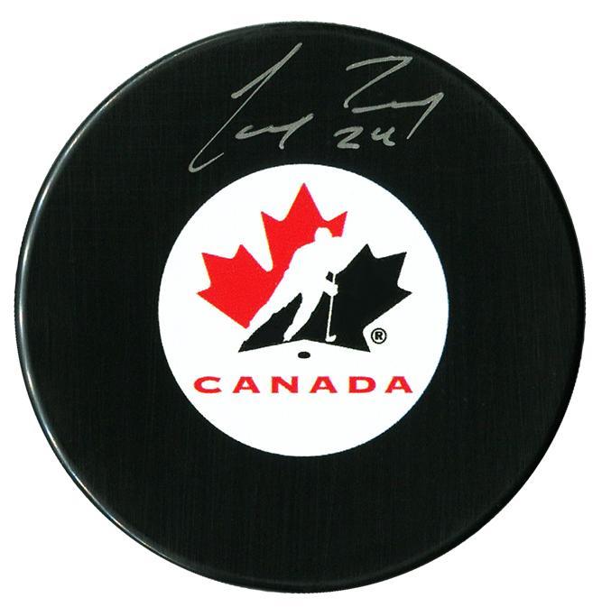 Corey Perry Autographed Team Canada Puck CoJo Sport Collectables