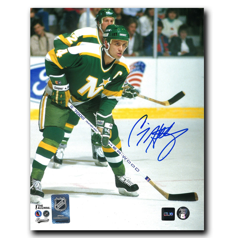 Craig Hartsburg Minnesota North Stars Autographed 8x10 Photo CoJo Sport Collectables Inc.