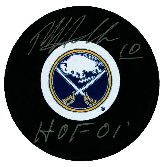 Dale Hawerchuk Autographed Buffalo Sabres HOF Puck CoJo Sport Collectables