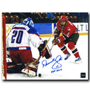 Danielle Goyette Team Canada Autographed Shooting 8x10 Photo CoJo Sport Collectables