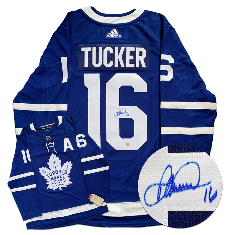 Darcy Tucker Toronto Maple Leafs Autographed Adidas Jersey CoJo Sport Collectables Inc.