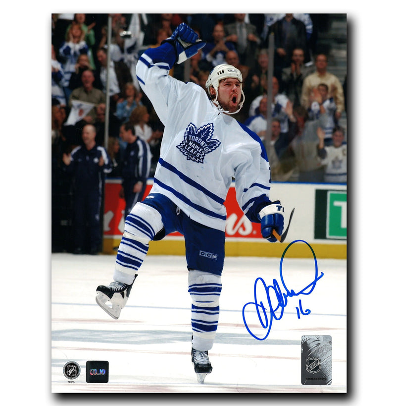 Darcy Tucker Toronto Maple Leafs Autographed 8x10 Celebration Photo CoJo Sport Collectables Inc.