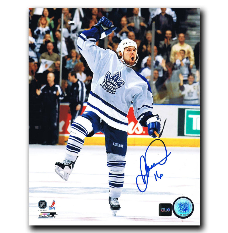 Darcy Tucker Toronto Maple Leafs Autographed 8x10 Photo CoJo Sport Collectables Inc.