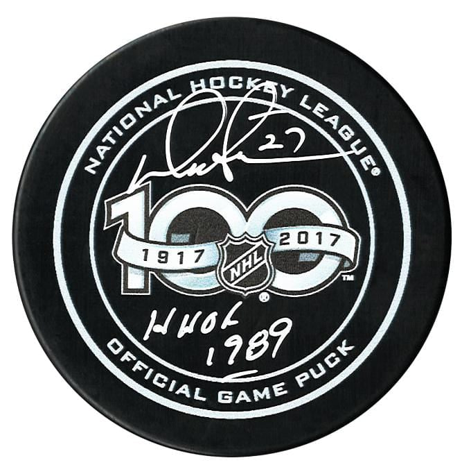 Darryl Sittler Autographed NHL Top 100 Official Puck CoJo Sport Collectables Inc.